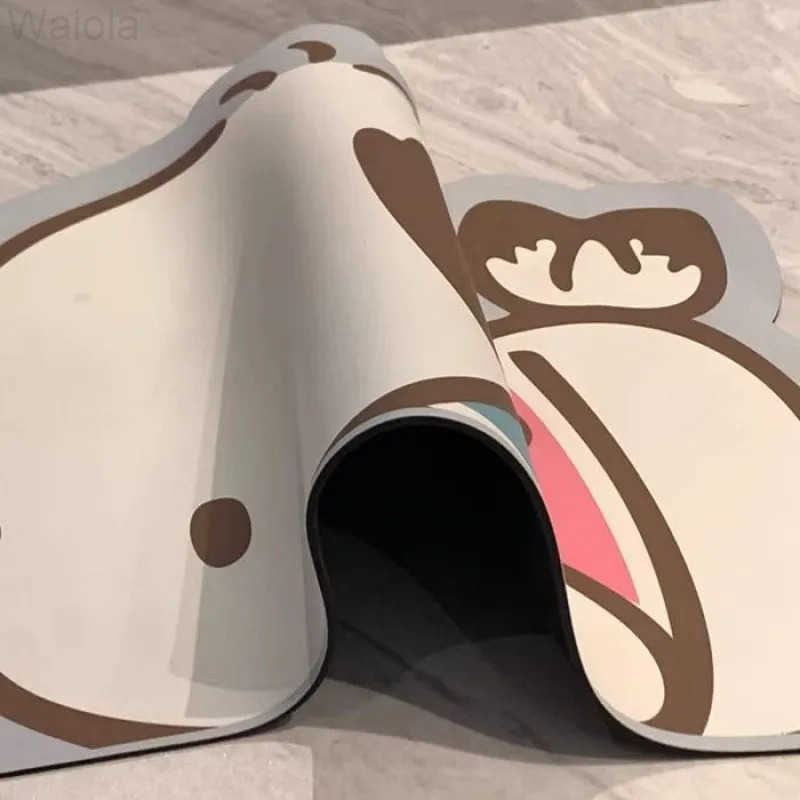 Sanrio Cartoon carpet bathroom nonslip quickdrying mat cute Hello Kitty Cinnamoroll Kuromi My melody floor mat kitchen carpet L251016