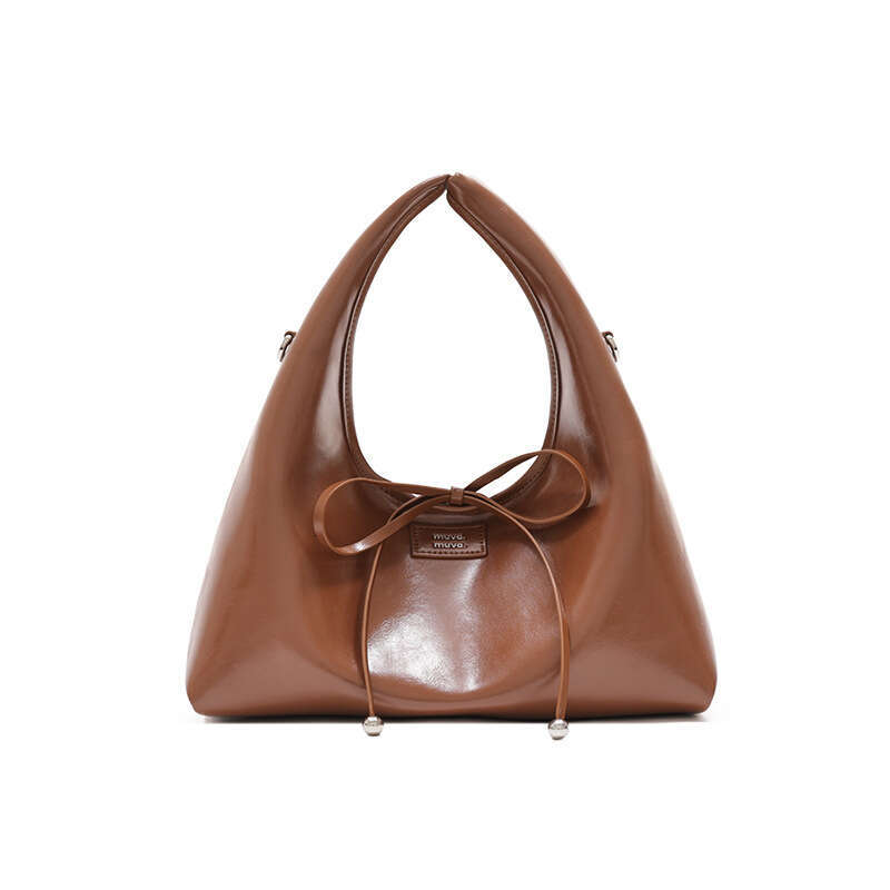 MUVA Triangle Rice Ball Handbag Can Be Carried on One Shoulder or Crossbody Women's Office Small Tote Bag 2025 New Product
