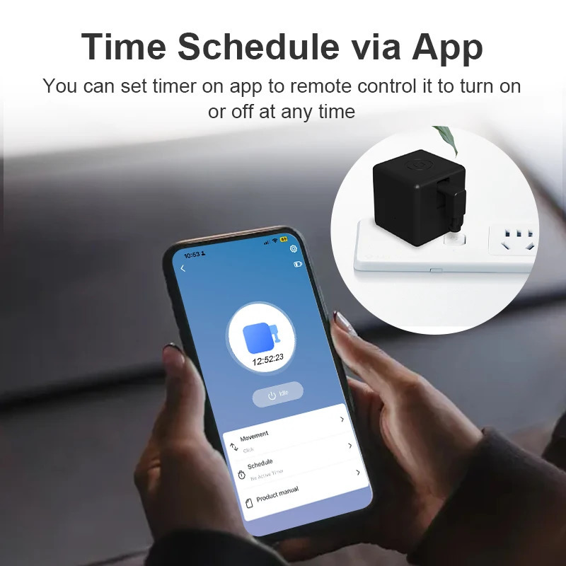Tuya Zigbee Smart Fingerbot Switch Bot Remoter Garage Curtains Button Robot Pusher Work With Alexa Google Home Voice Assitant 251016