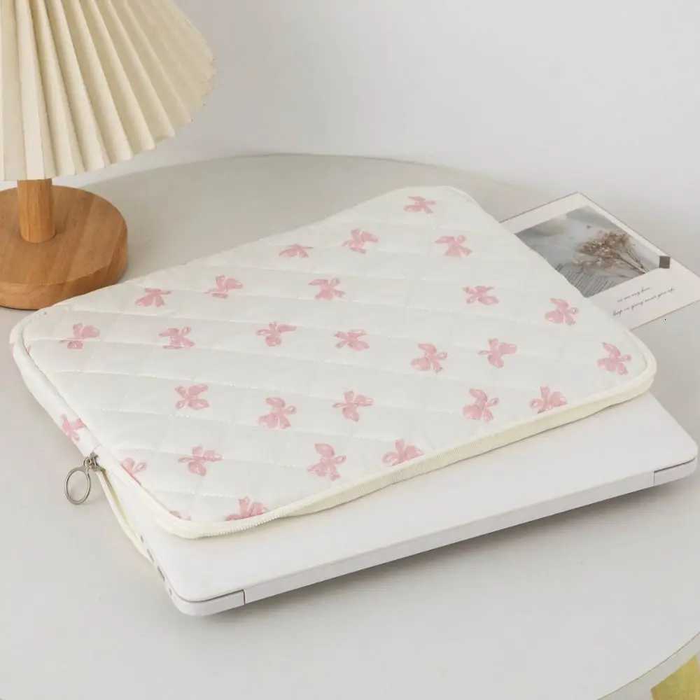 Bowknot Pattern Laptop Sleeve Case Shockproof 111315 inch Notebook Cover Ultra Thin Large Capacity Tablet Protective PouchW251015