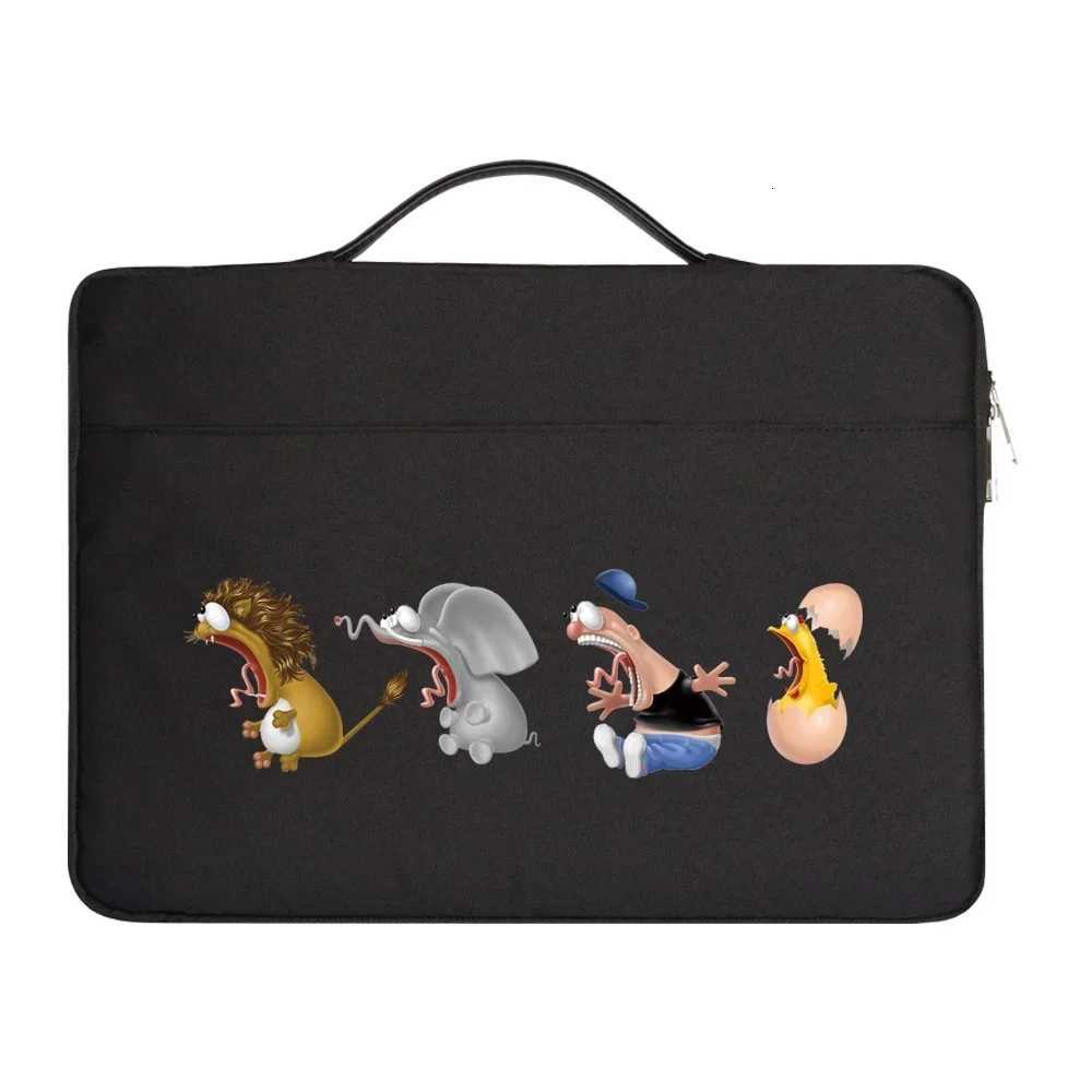 HP Laptop Bag 10115 Inch Portable Laptop Tote Cartoonpattern Print Waterproof and Dustproof ToteW251015