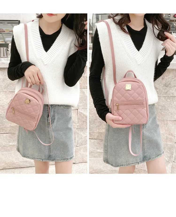 New girls backpack embroidered backpack Korean backpack middle school students backpack womens small travel bagT251016