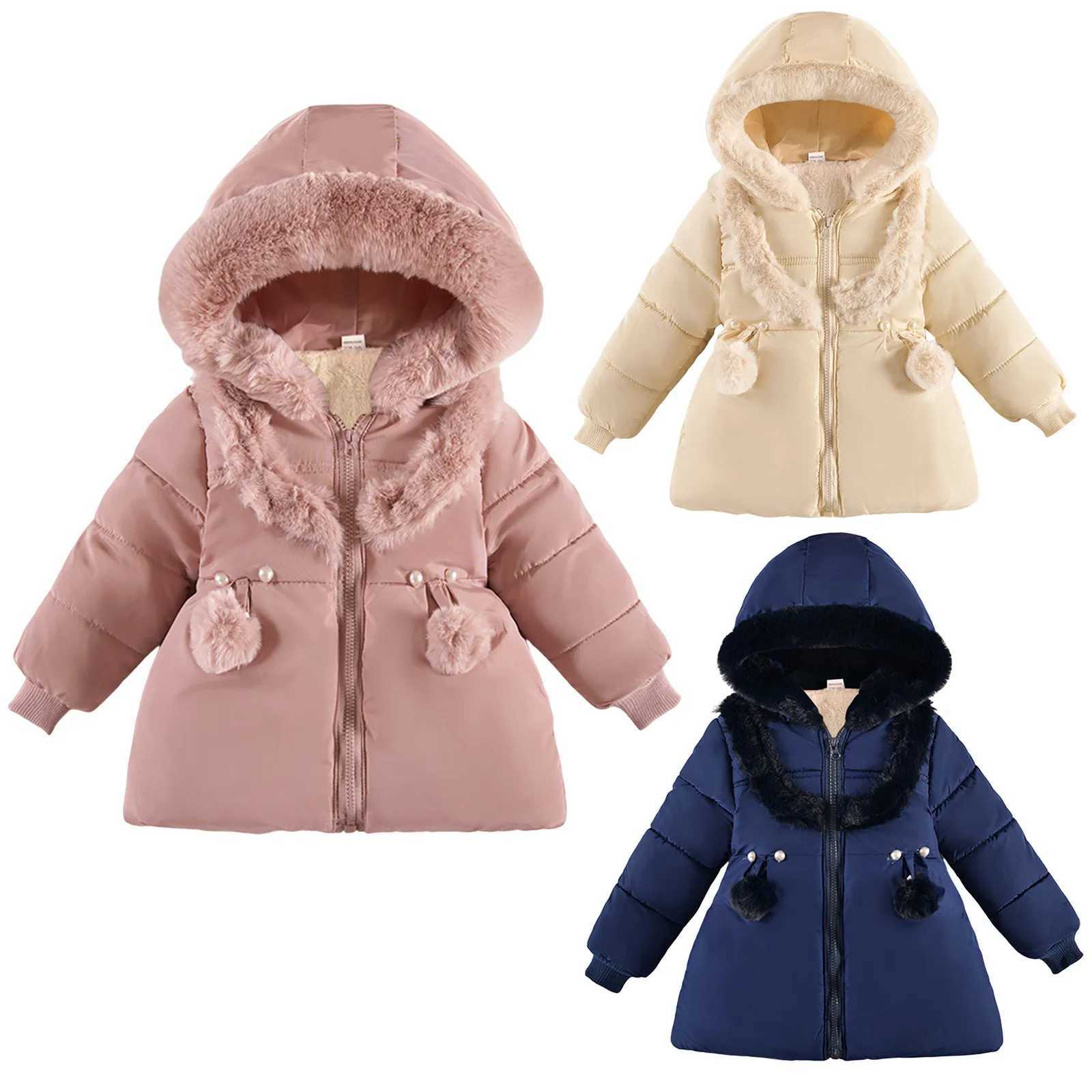 Toddlers Jacket Kids Coat Winter Baby Jacket Girls Boys Hooded Soild Toddler Outwear Zipper Windproof Warm Kids Ski Coats GirlsT251016