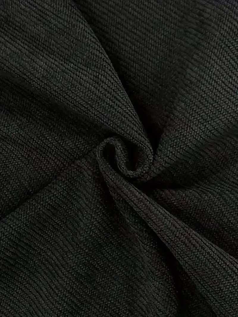 Mens corduroy loose European size hanging multifunctional casual straight leg pants suitable for daily travel J251203