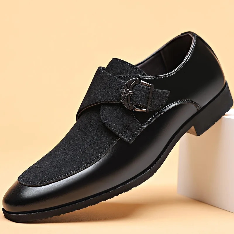 Classic Men Pu Leather Shoes Men Business Dress Shoes Wedding Party Man SlipOn Casual Shoes Loafers Plus3848 251013