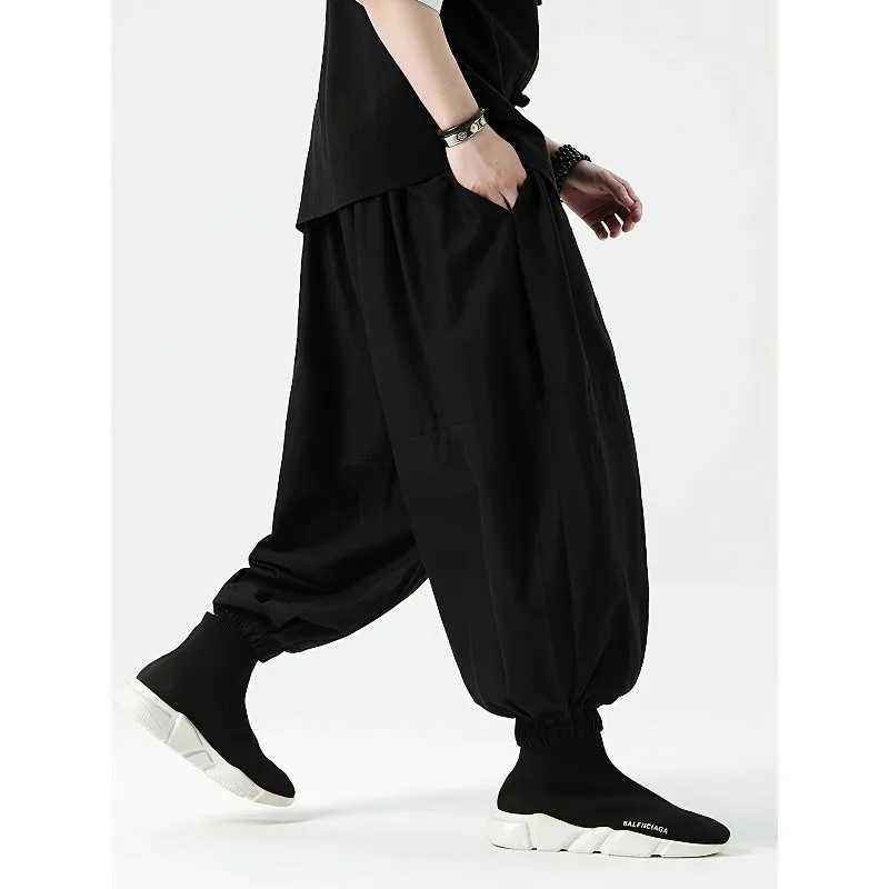 FGKKS Brabd New Men Pants Fashion Korean Style Harem Loose Style Cotton Pants Man Solid Trousers J251016