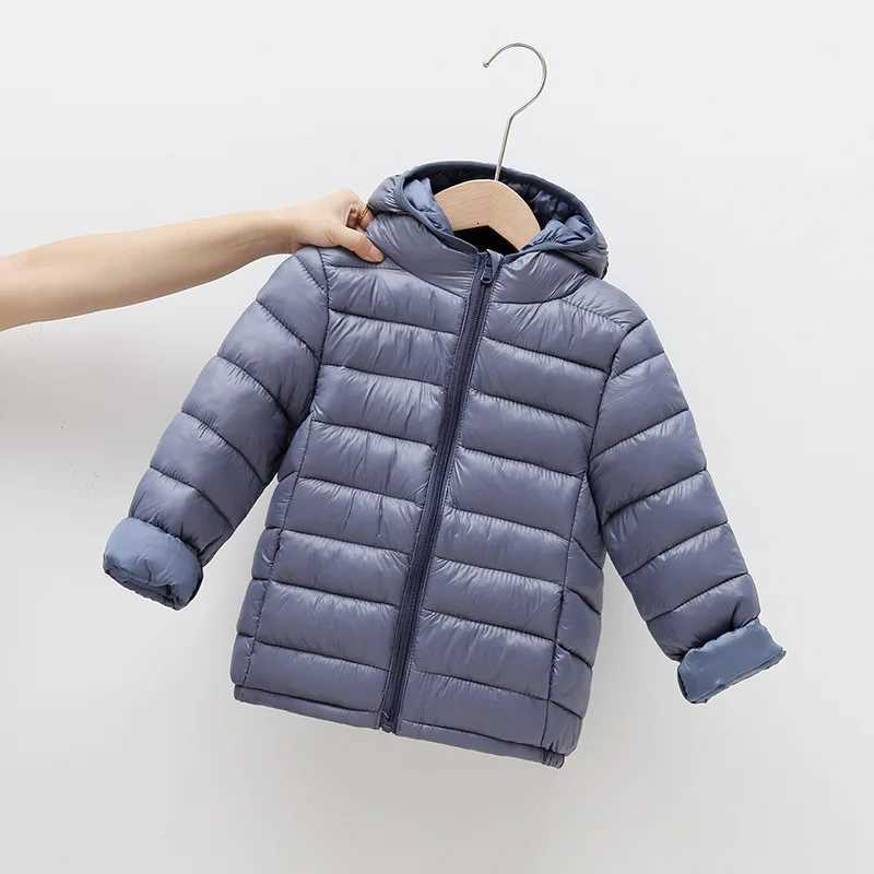 1pcs Boys Girls Coat Autumn Winter Kids Down Jackets Kids Warm Thicken Outerwear Clothes Hooded Jacket Children Outerwear ClotheT251016