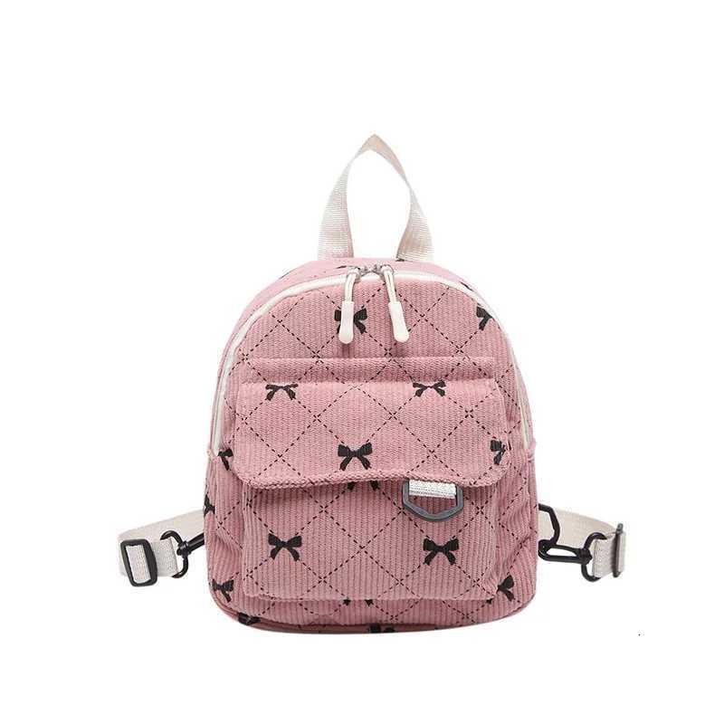 Mini Backpack Sweet Bowknot Printed Shoulder Bag Travel Cosmetic Storage Bag Ins Student Bookbags Casual RucksackT251016
