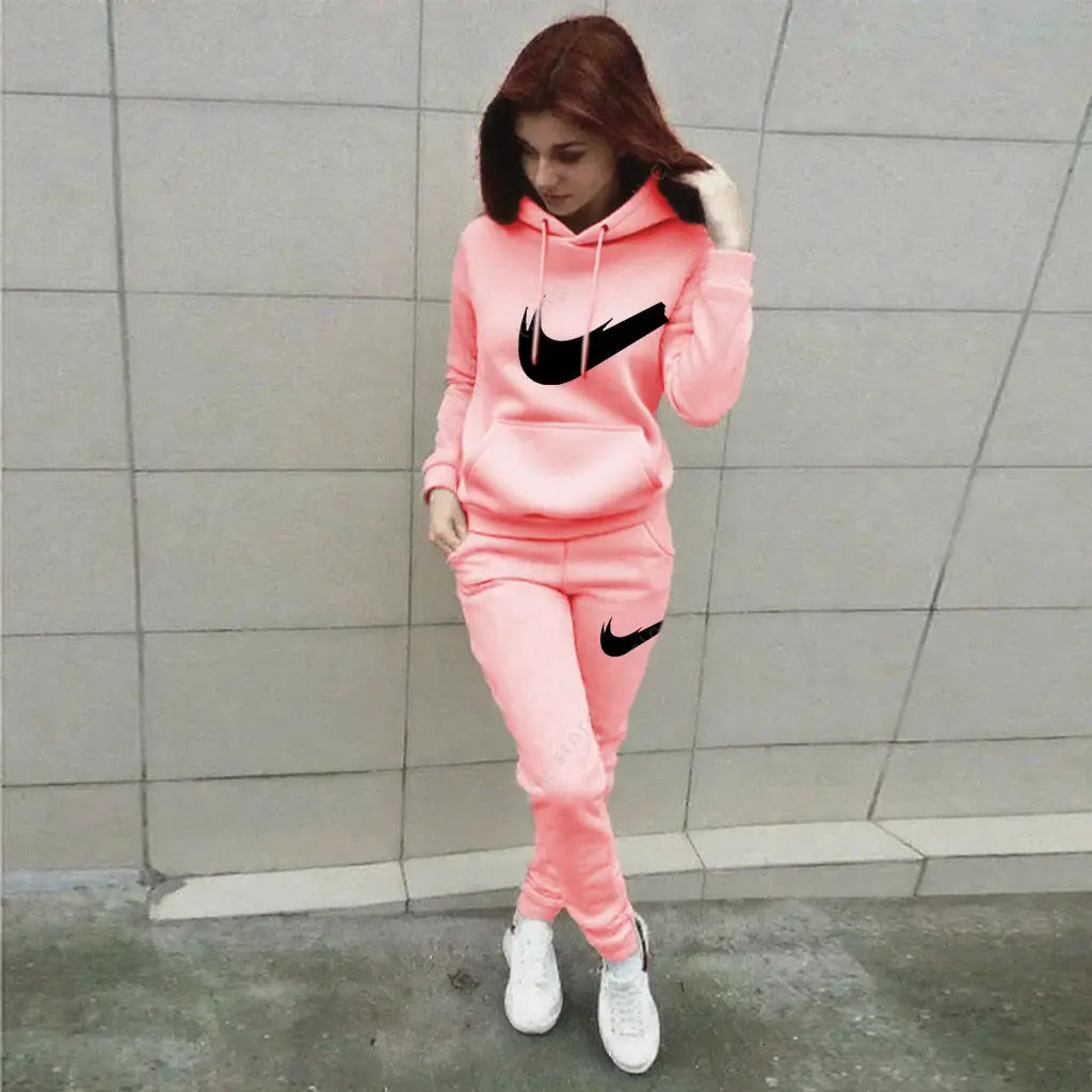 Hoodie Pants Sets Womens Suit 2pcs Sports Outfits Home Outdoor Jogging ner Clothes women Autumn Winter Tracksuit 251014