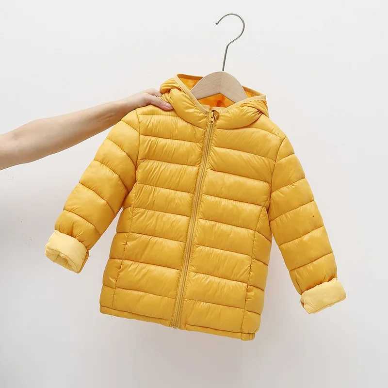 1pcs Boys Girls Coat Autumn Winter Kids Down Jackets Kids Warm Thicken Outerwear Clothes Hooded Jacket Children Outerwear ClotheT251016