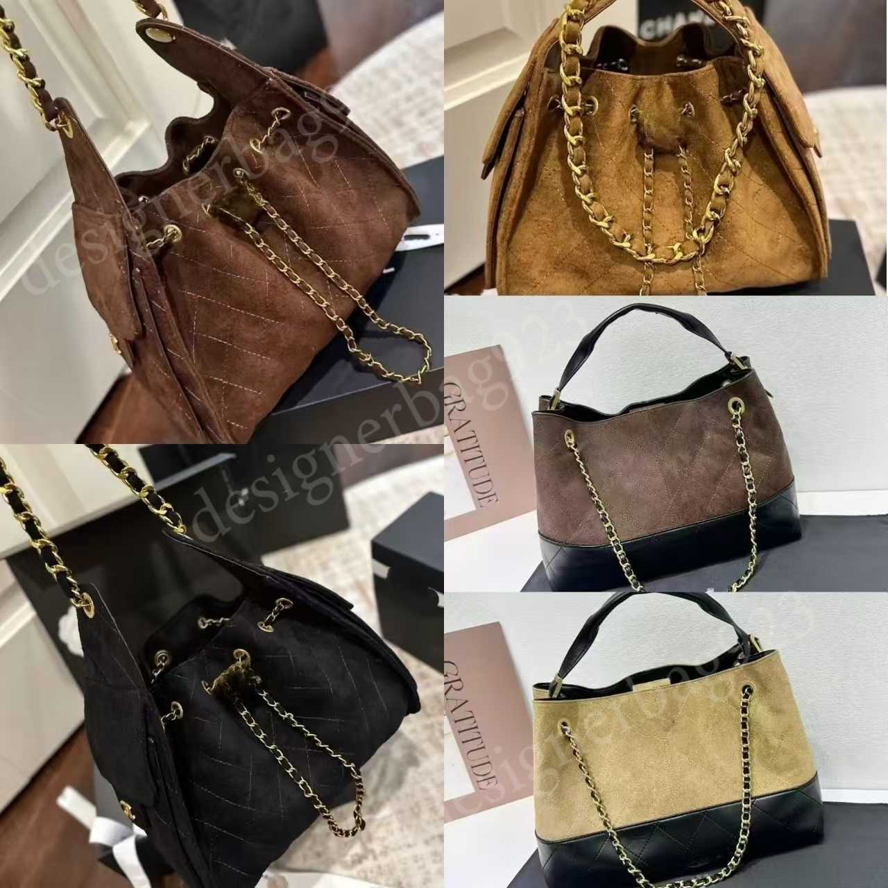 Shoulder Bags Designer Bag Mirror quality designer bag hobo premium suede top hardware multiple pockets shoulder crossbody handbag fashion shopping