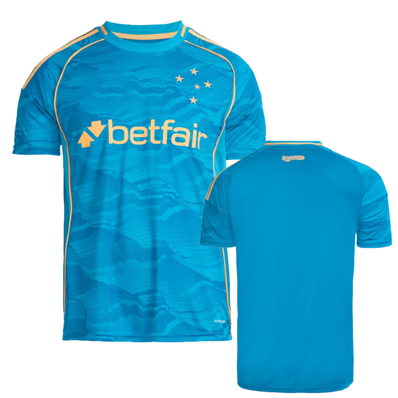2025 2026 Camisa Cruzeiro Football Jersey 25 26 SINISTERRA JORGE DEDE R.SOBIS Camiseta de Raposas Third Blue Men's Jersey Football Shirt
