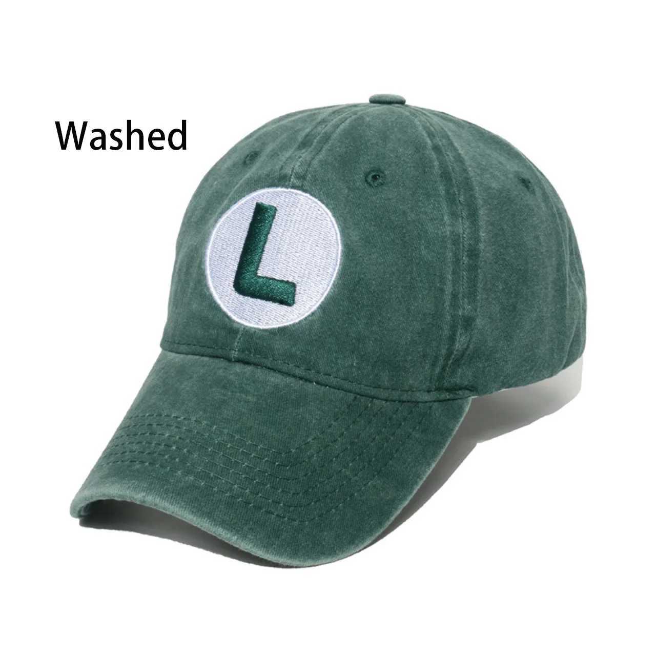 Doitbest Anime game Super Luigi Brothers Cosplay Canvas Hat Sunscreen Sunshade Hat Duck Tongue Hat Baseball Cap Z20251016