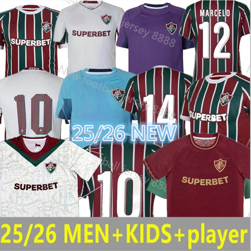 NEW 25 26 Fluminense Soccer Jerseys GANSO ANDRE JOHN KENNEDY KENO MARTINELLI ALEXSANDER Home Away Special editions 25 26 Home