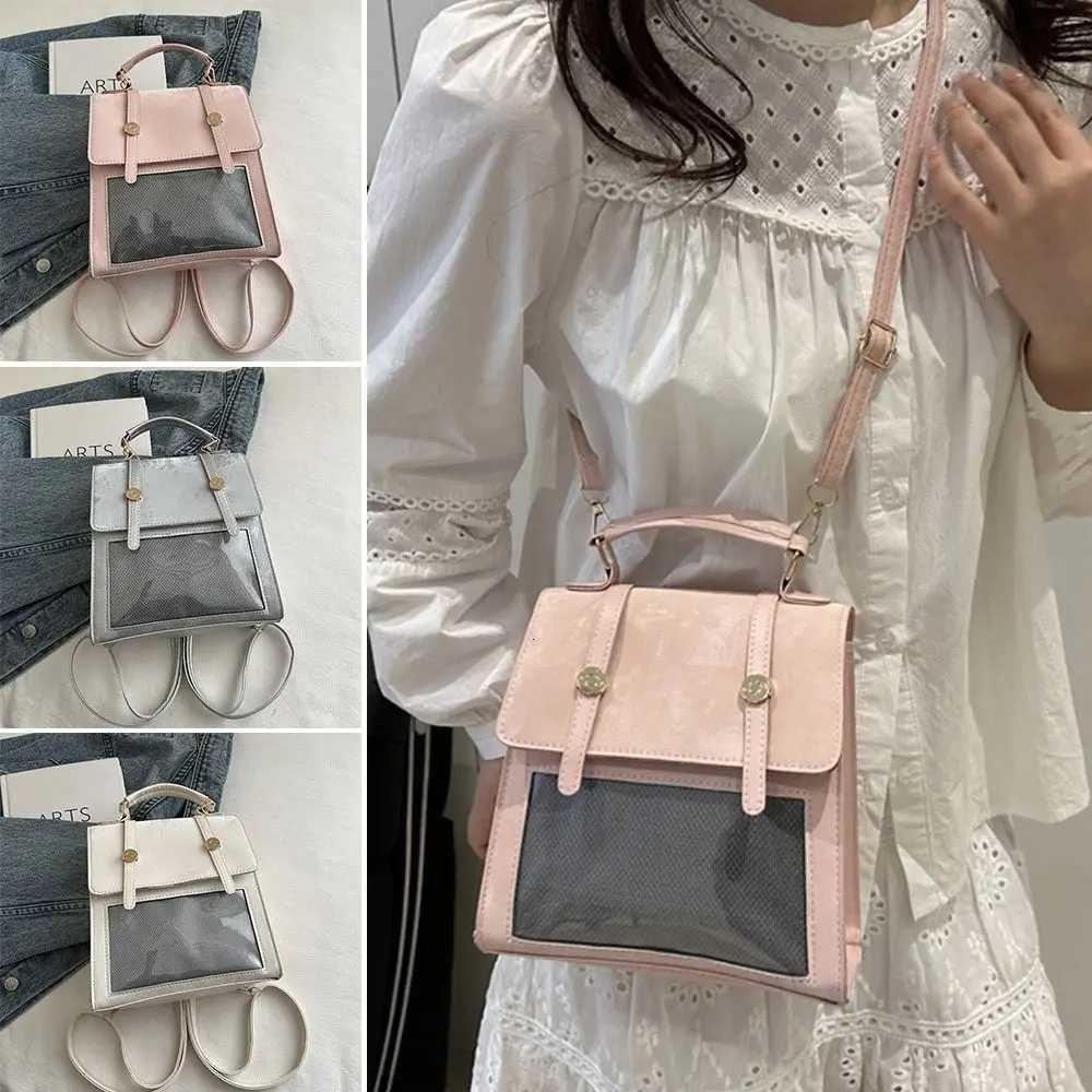 Creative Japan Style JK Girl Itabag Multicolor PU Backpack Highcapacity Waterproof Hand Bag GirlsT251016