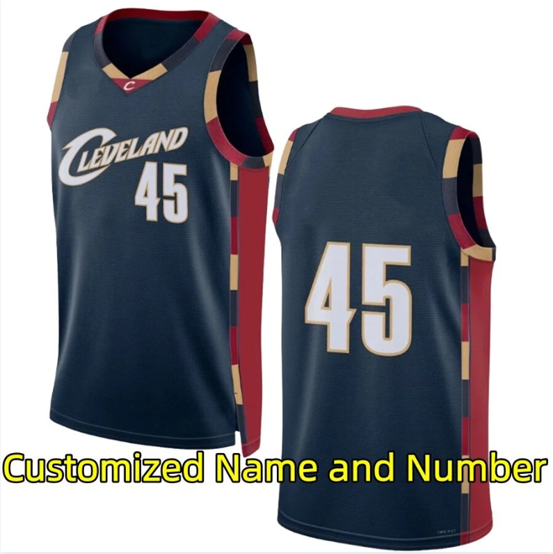 25 26 Cavs CLE Cavalier Basketball Jerseys Donovann Mitchell Lonzo Ball Darius Garland Evan Mobley Jarrett Allen Max Strus Hunter Larry Nance James Re