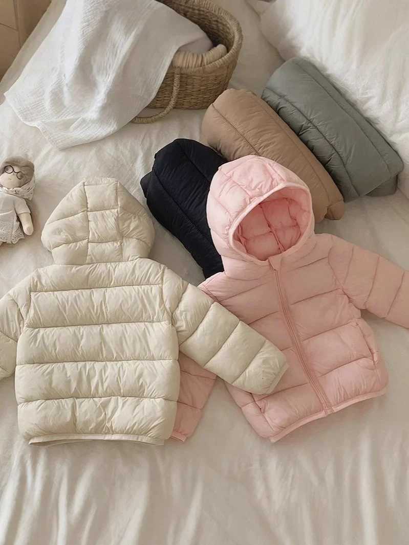 Winter Kids Hooded Coat Unisex Warm Cotton Jacket for Boys Girls Casual Children Thickened OuterwearT251016