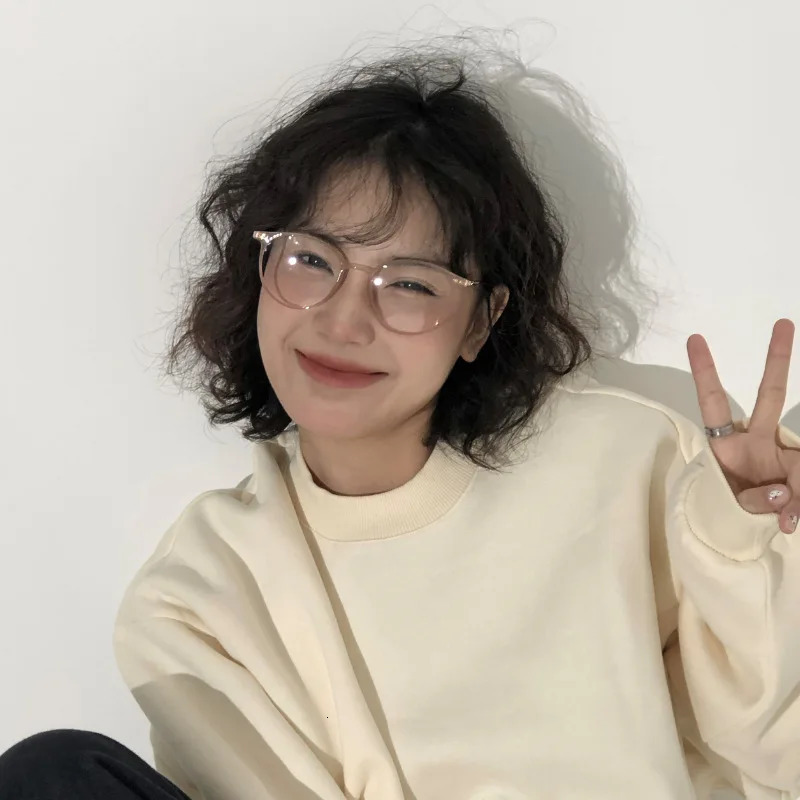 unisex round polygon glasses for men women metal frame glasses plain glasses Nearsighted Eyewear Glasses 10 25 2 251014