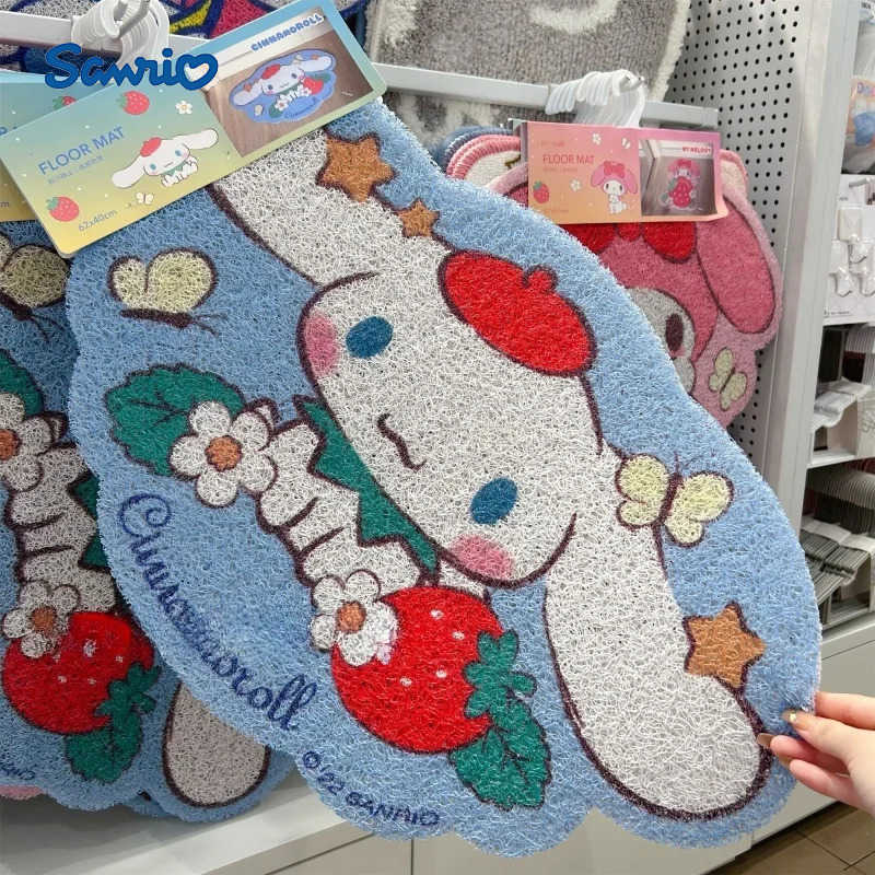 Sanrio Carpet Cinnamoroll Anime Door Floor Mat Cartoon Non Slip Carpets Toilet Bathroom Carpet Foot Mats Doormat Household Gifts L251016