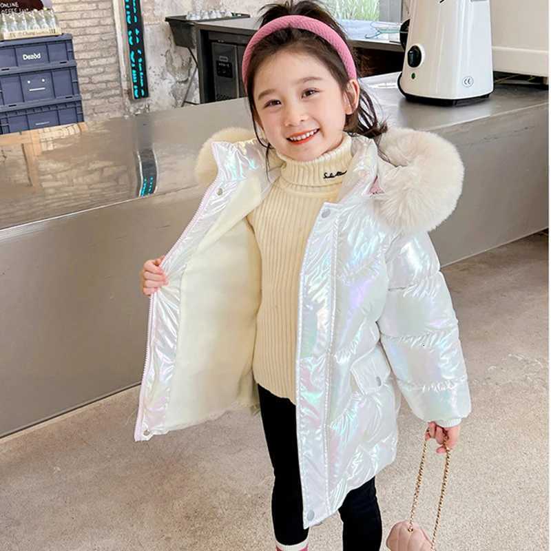 2 3 4 5 10 Years Girls Winter Jacket Cute Wings Coats For Girls Warm Hooded Parka Snowsuit Windproof Childrens Winter ClothingT251016