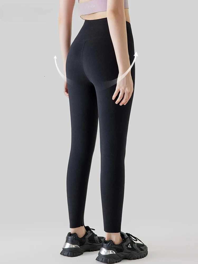 Women Winter Alpaca Velvet Warm Leggings High Waist Slimming Long Pants Warm Cotton Trousers Trendy Base Layer PantsT251016