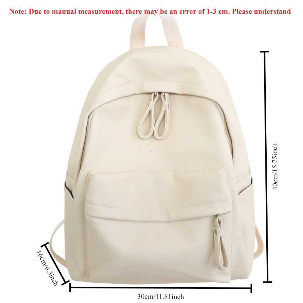 Fashion Backpack High Quality PU Leather Womens Backpack for Teenage Girls School Shoulder Bag Bagpack Mochila Backpack 2025T251016