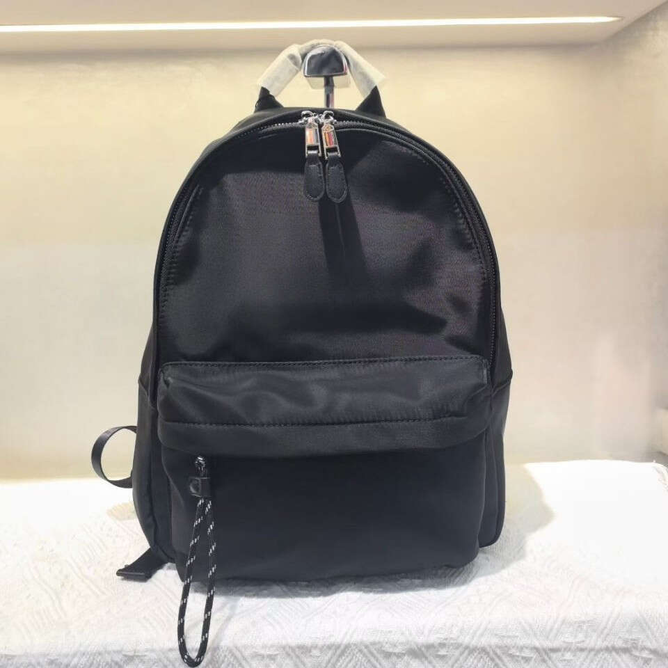 Casual Letter Print Backpack College Student Unisex Large Capacity Double Shoulder Bag Breathable And Comfortable B5