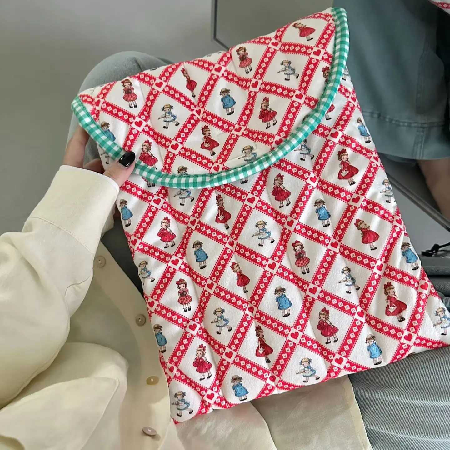 Korean version Laptop Sleeve For Ipad9711 Macbook Air Pro 133 14 15 Dell Samsung LG 156 16 Inch Tablet Notebook PouchW251015