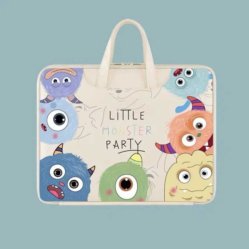 Cartoon notebook laptop bag suitable for MacBook 13 inch SamsungDell 14 inch HP 156inch shockabsorbing storage bagW251015