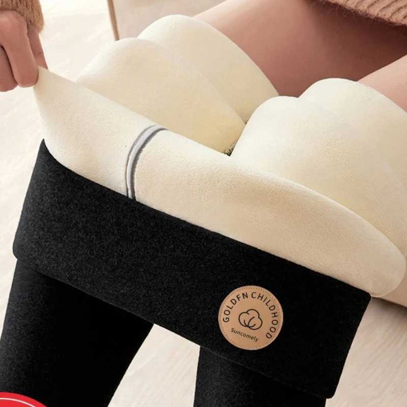 Womens Sherpa Fleece Thermal Leggings Plush High Waist Winter Pants for All Day Warmth Plus Size Outdoor Cold Weather WearT251016