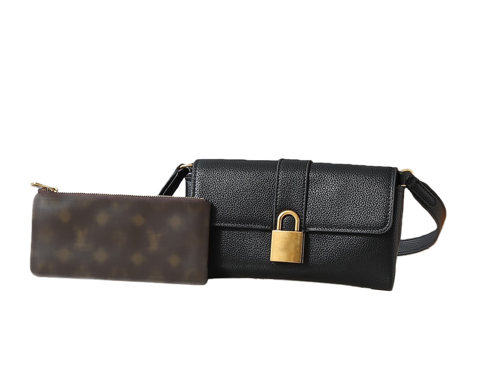 Premium Quality Leather Shoulder Bag With Removable Inner Pouch: Versatile Style Meets Security