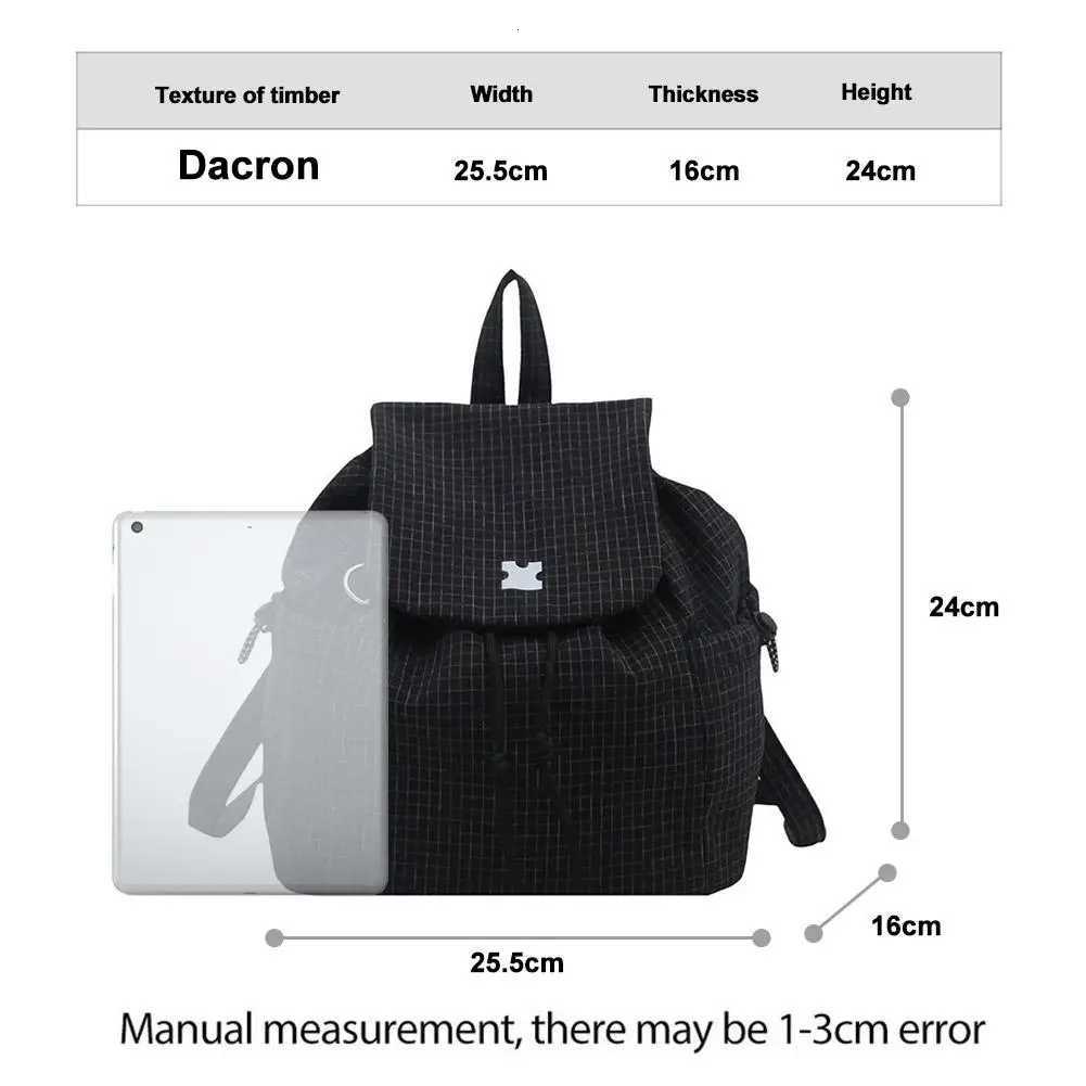 Large Capacity Womens Drawstring Backpack Simple Fashionable Storage Bag Lightweight Portable Casual Travel Student BookbagT251016