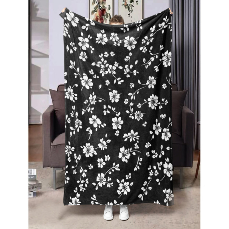 Floral special nap blanket nap new cheap machine washable fashion trend personality cover blanket printing