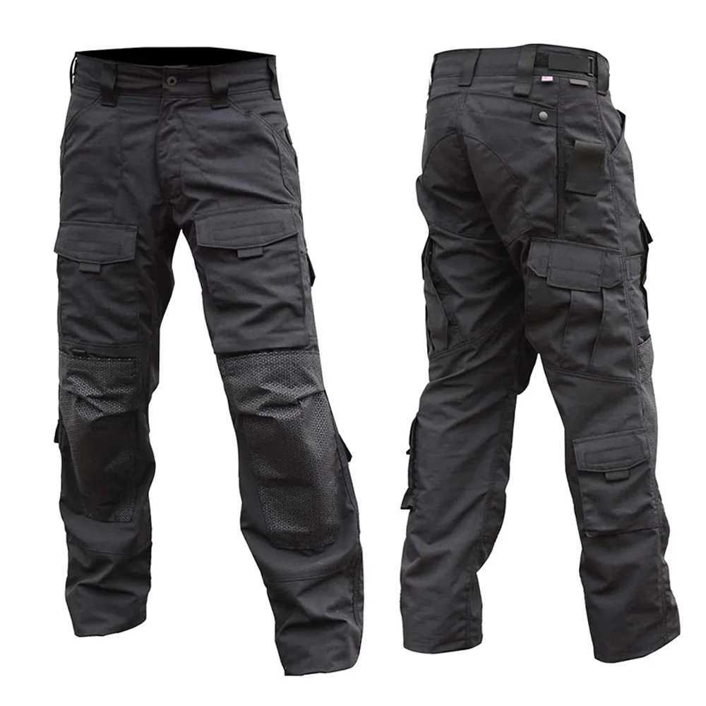 Field Combat Tactical Pants Mens Multipocket Multicam Camouflage Training Work Trousers Outdoor Hunting Hiking Cargo Pants J251103