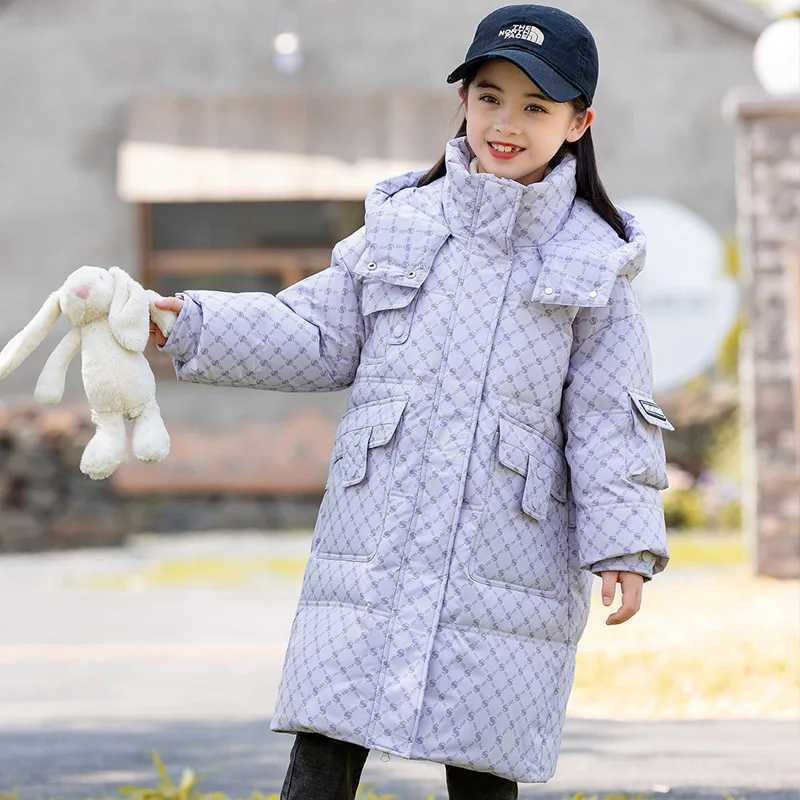 IYEAL Kids Fashion coat for girl Children parka 512Years Winter Childrens Down Jacket for Girls Thicken Girl Snowsuit CoatT251016