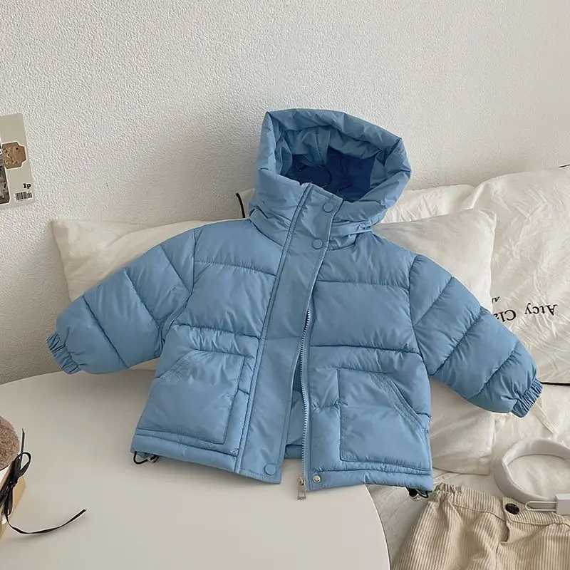 Childrens Down Cotton Jacket Winter Thick Coat New Cotton Jacket for Boys and Girls Babys Stylish Warm HoodedT251016