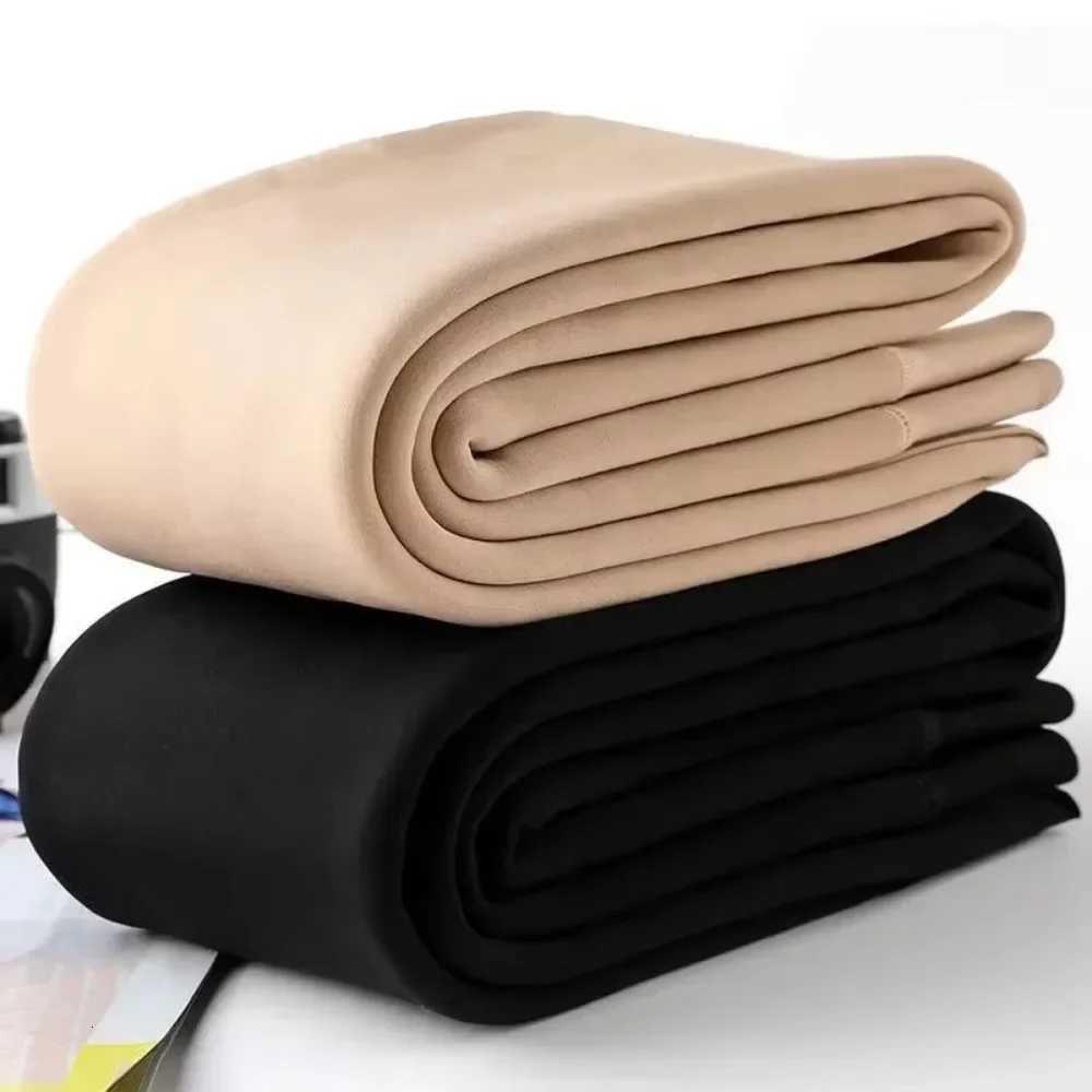 Winter Warm Plush Stockings Women Girls Thicken Thermal Elastic Slim Fleece Tights Pantyhose High Waist Leggings Stocking PantsT251016