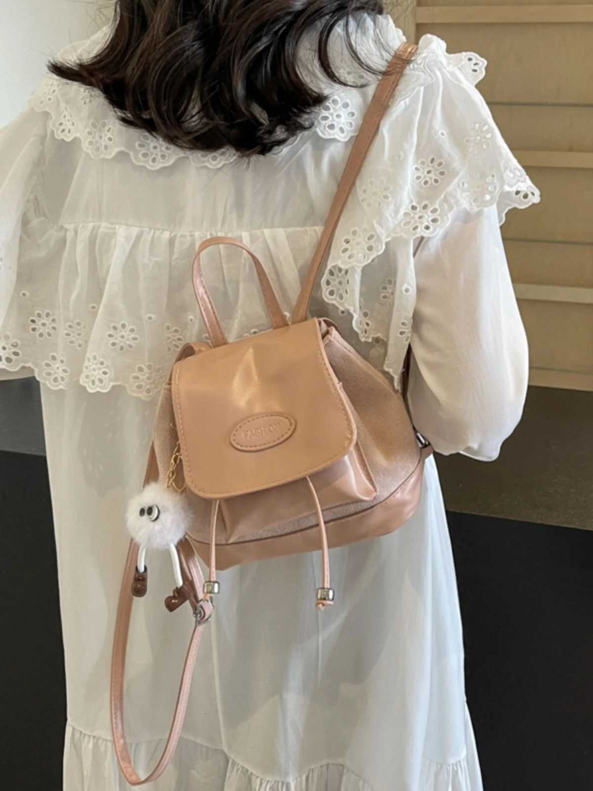 Korean Faion Dual oulder Buet Bag Womens 2024 New Retro Bapa Handbag Student Versatile Single oulder BagT251016