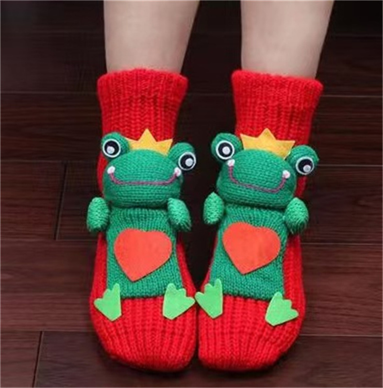 Christmas Halloween 3D Cartoon Socks for Girls - Crazy Cute Kawaii Animal Novelty Custom Socks
