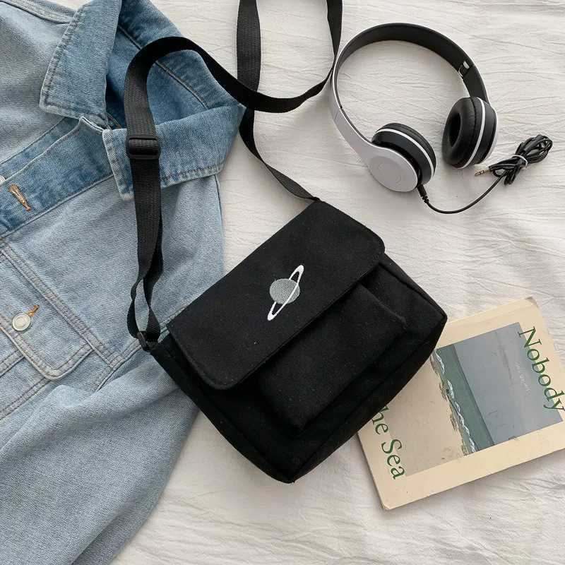 Casual Collage Student Messenger Bag Women Small Bag Canvas Shoulder Bag For Women Print Crossbody Bags Bolsas SacT2511112
