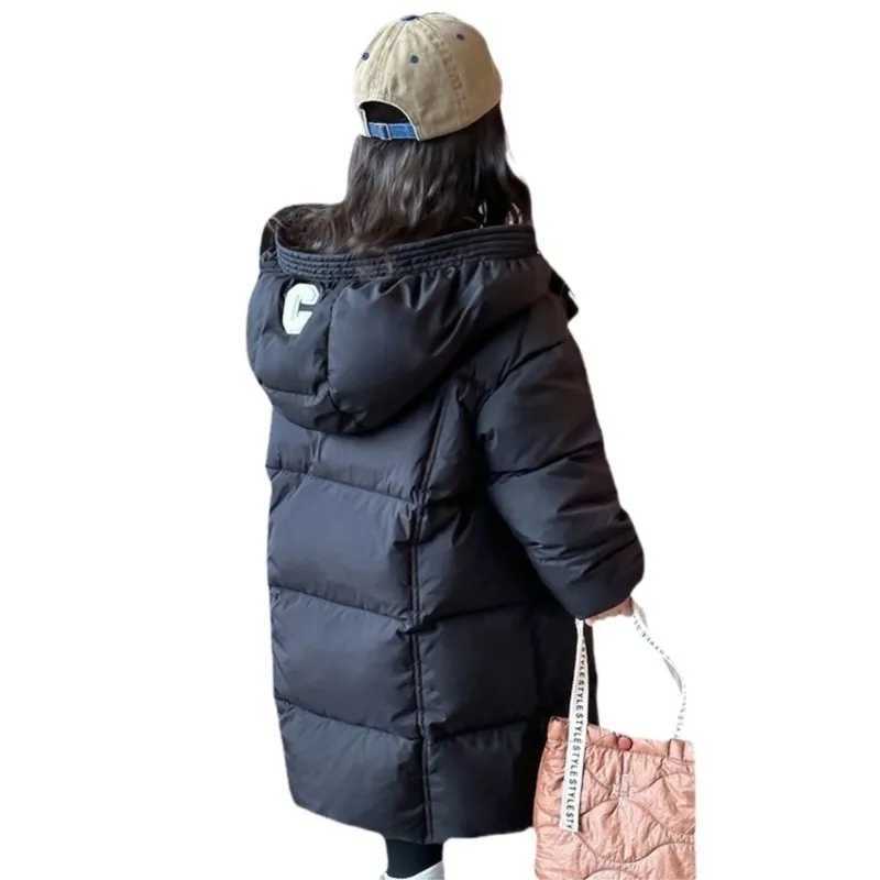 Girls down Coat 2024 Autumn and Winter Clothing New Childrens Padded Top Childrens Clothing ThreeProof Warm Coat Babys TopT251016