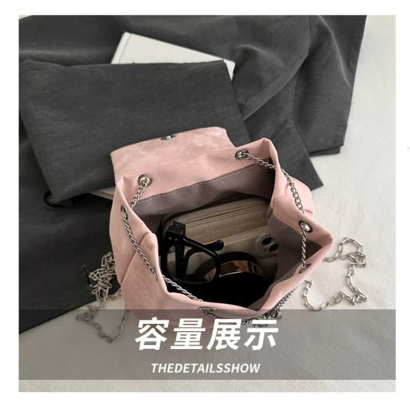 Niche Backpack Womens Bag Trend 2025 New Butterfly Chain Small Backpack Fashionable Commuting BackpackT251016