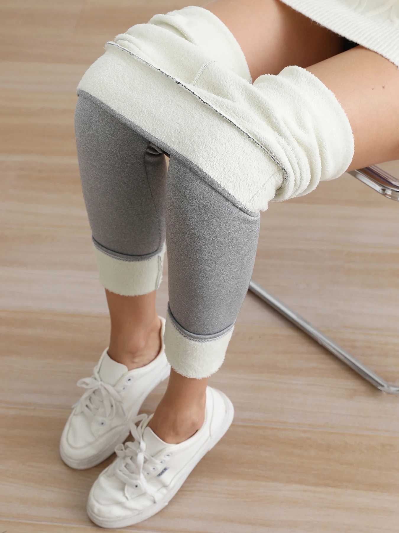 3 Types Super Warm Winter Leggings Of Women Skinny Stretch High Waist Prevent Cold Leggings Casual Classic PantsT251016