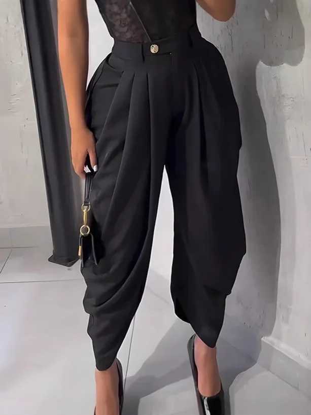 Women High Waist Jogger Loose Long Harlen Pants 2025 Fall Autumn OL Work Fashion Active Casual Street Trousers W251015