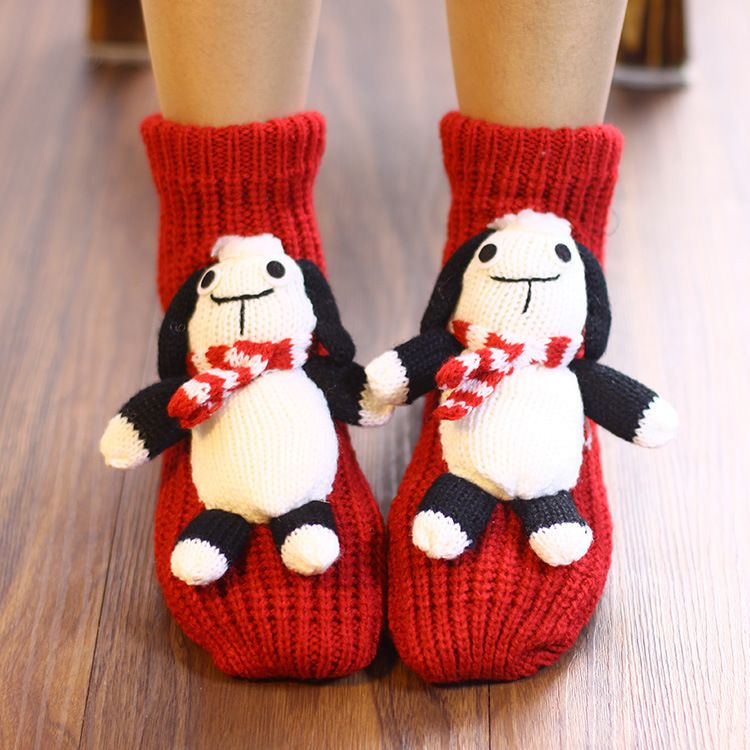 Christmas Halloween 3D Cartoon Socks for Girls - Crazy Cute Kawaii Animal Novelty Custom Socks