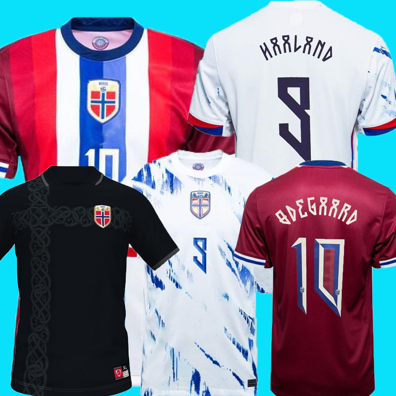 2024 Norway soccer jersey 24 25 HAALAND odegaard Sorloth Berge Men Kids Football Shirts Uniforms