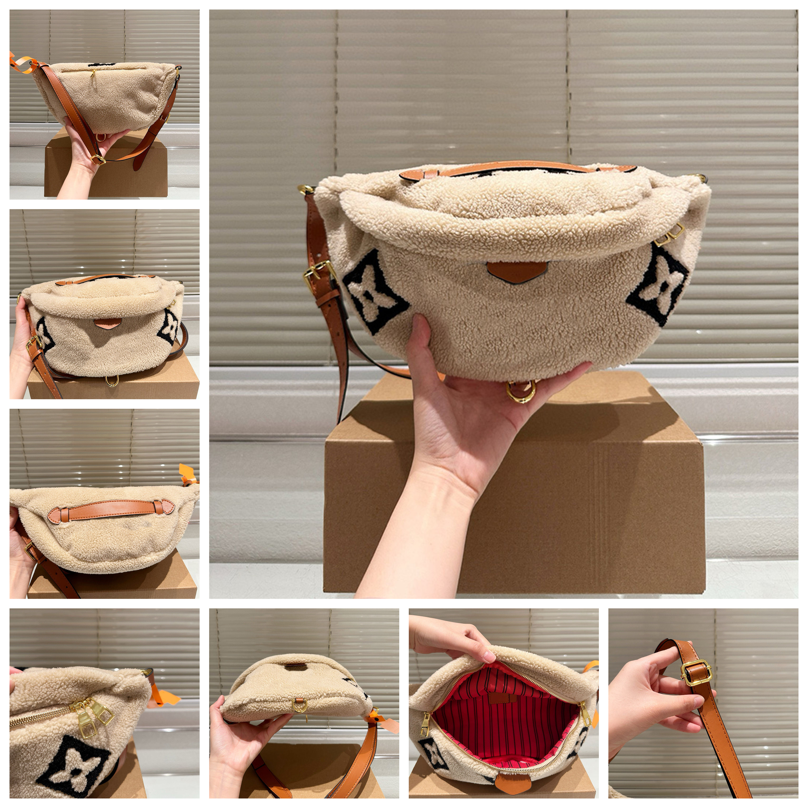 Designer handbag dinner bag women's messenger bag shoulder bag luxury fashion bag niche out of the street new products 2025