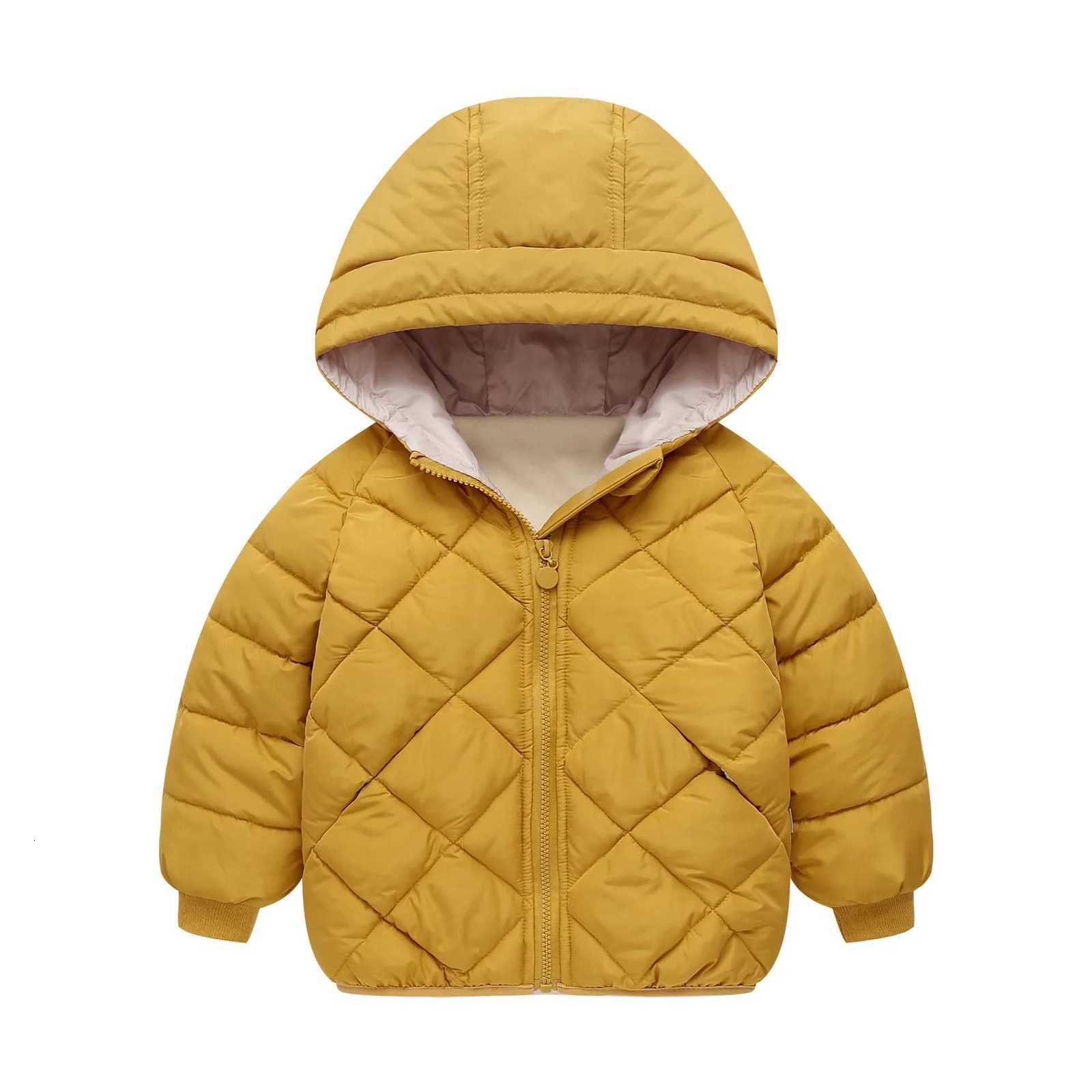 2025 autumn and winter new glossy cloth childrens clothing medium and older childrens down cotton clothing thickened short jacT251016