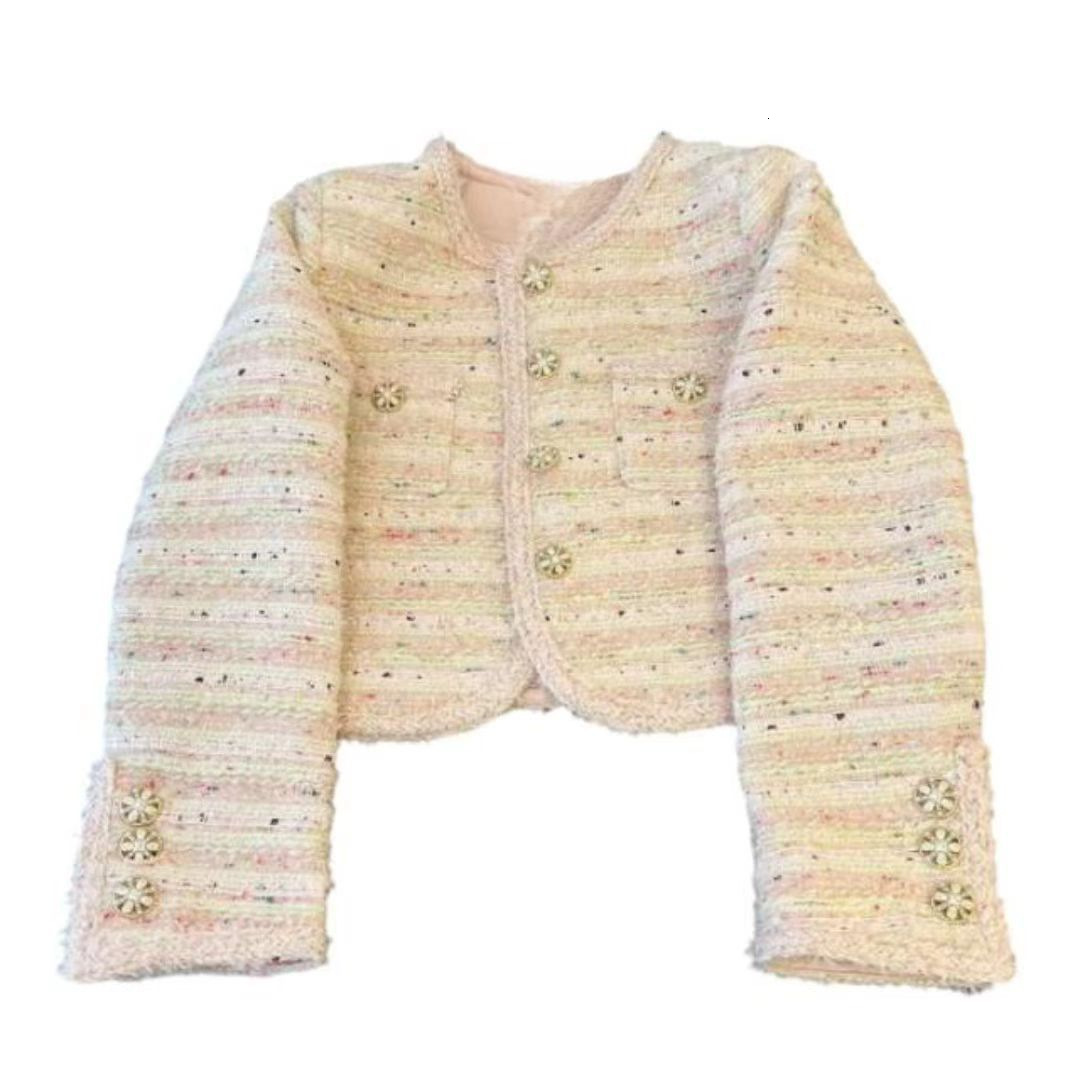 2025 Autumn/Winter New Top Luxury Pink Elf French High Quality Designer Jacket Women's Jacket Autumn/Winter New High design end Elegant Social Sh