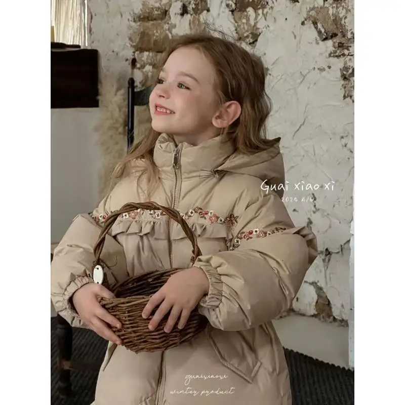 New Winter Thick And Warm Down Cotton Jacket For Girls Stylish And Stylish Cotton Jacket For Babies 120160CMT251016